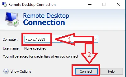 Sužinokite, kaip prisijungti prie virtualaus ar dedikuoto serverio naudojant Windows įrenginį, naudojant nuotolinio darbalaukio programą.