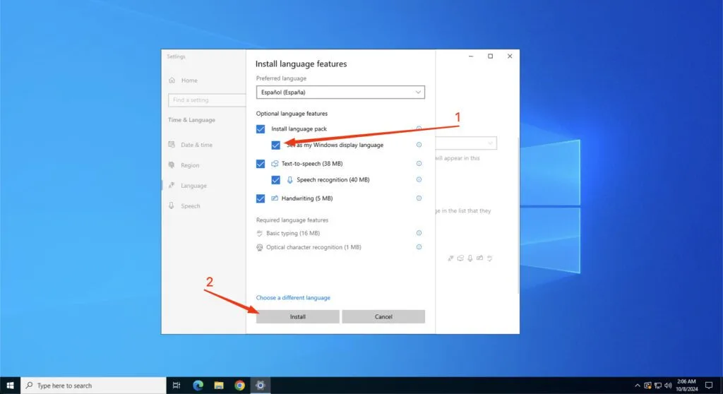 Sužinokite kaip pakeisti „Windows“ sistemos kalbą, sekdami kelis paprastus žingsnius.