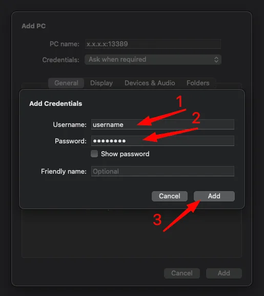 Sužinokite, kaip prisijungti prie virtualaus serverio iš MacOS įrenginio naudojant 'Windows App'.