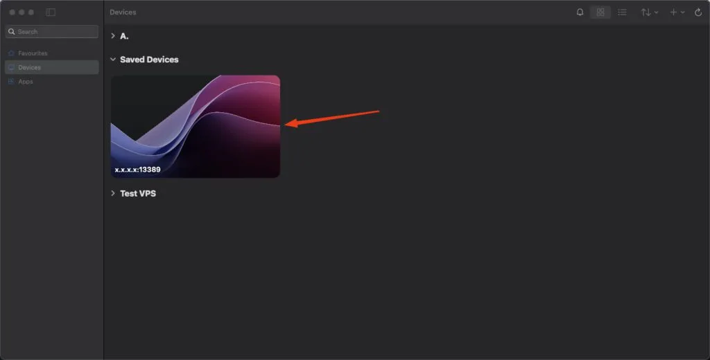 Sužinokite, kaip prisijungti prie virtualaus serverio iš MacOS įrenginio naudojant 'Windows App'.