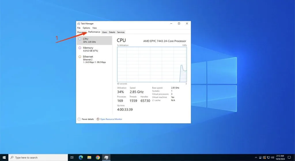 Norite užtikrinti sklandų VPS veikimą? Sužinokite, kaip stebėti procesoriaus ir RAM naudojimą naudojant "Windows" priemones.